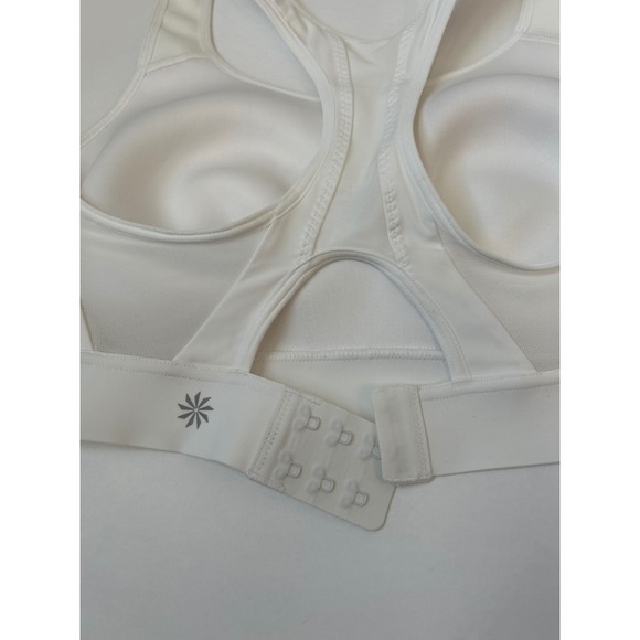 Athleta Bra White Like New Sports Bra 34D/DD - Picture 5 of 6